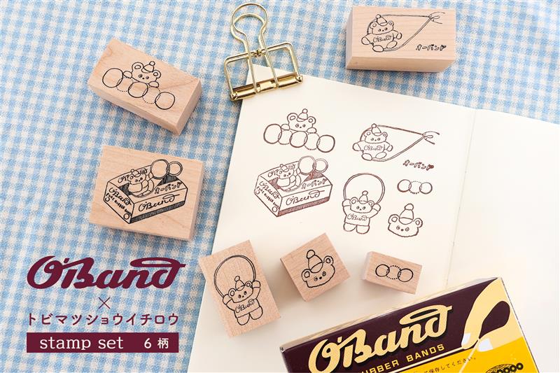 新製品】オーバンド×トビマツショウイチロウ氏のスタンプセットを数量